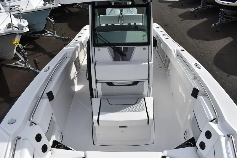 Slide: The Image of 2024 Blackfin 272CC center console boat interior. - 28
