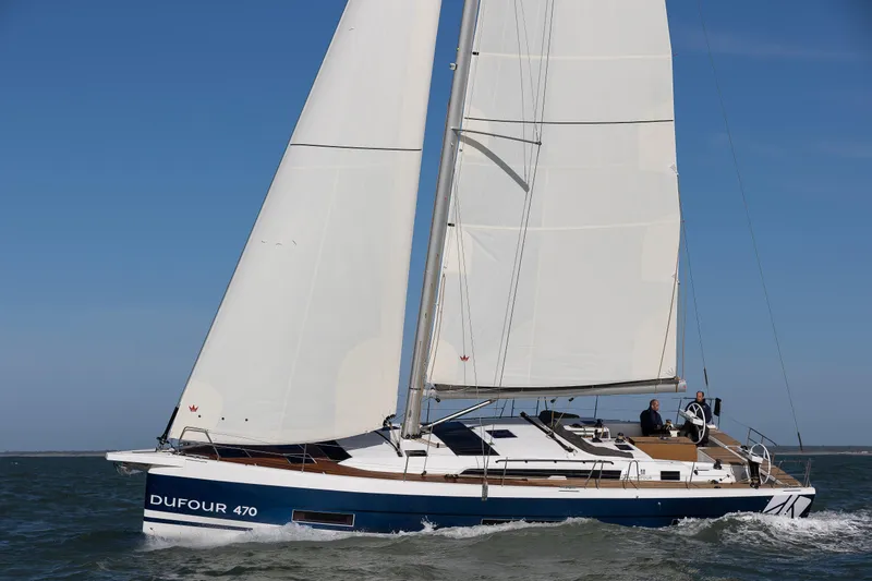 Slide: The Image of Dufour 47 sailing yacht - 2