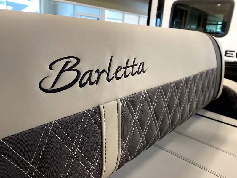 Slide: The Image of 2024 Barletta Lusso Ultra-Lounge L25U luxury boat seating detail. - 15