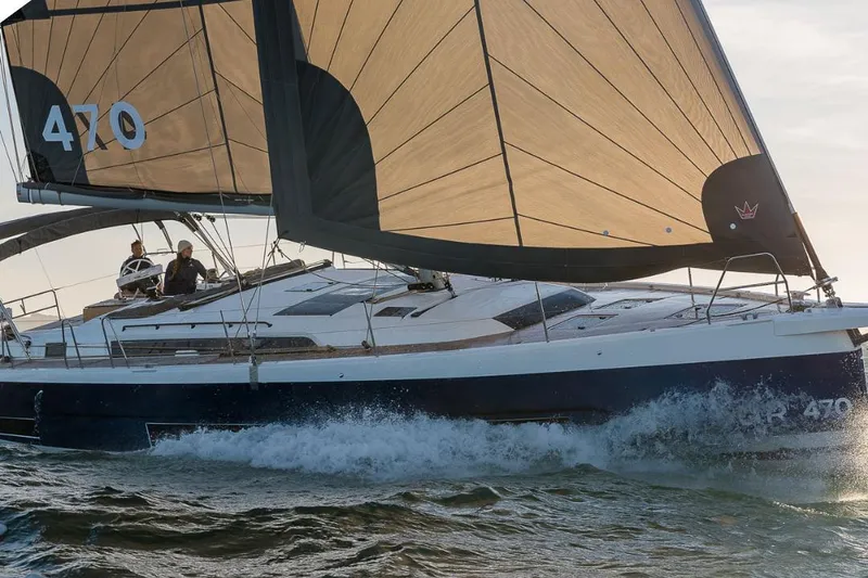 Slide: The Image of Dufour 47 sailing yacht - 3
