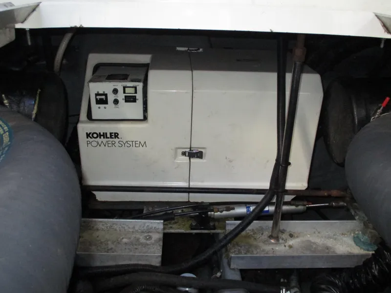 Slide: The Image of Kohler power system in 1997 Carver Voyager engine room. - 38