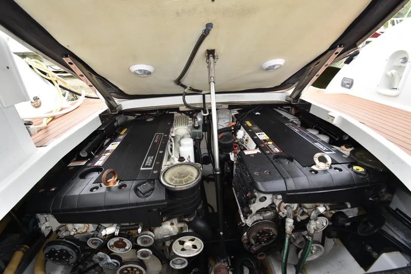 Slide: The Image of Twin Volvo D-6 Diesel Engines 370HP Each - 48