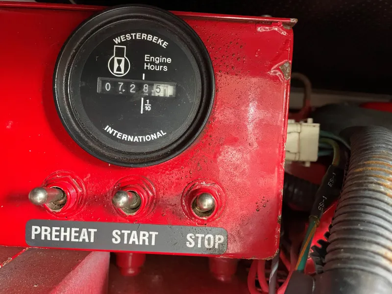 Slide: The Image of 7.6KW Westerbeke Generator w/728 Hours - 52