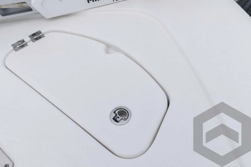 Slide: The Image of 2023 Tidewater 1910 Bay Max boat hatch with lock. - 22