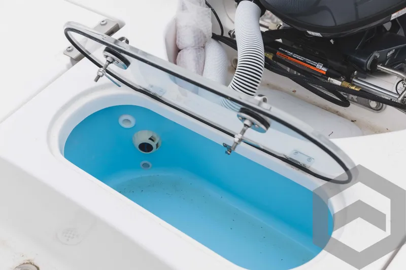 Slide: The Image of Open livewell on a 2023 Tidewater 1910 Bay Max boat. - 47