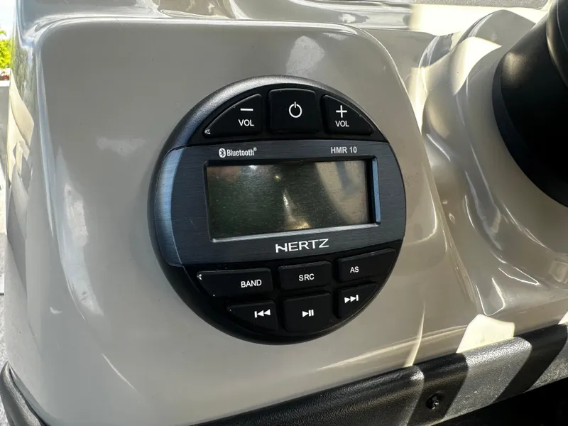 Slide: The Image of Hertz HMR 10 Bluetooth stereo system on 2021 Barletta C22U boat. - 25