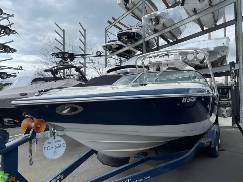 Slide: The Image of 2005 Cobalt 240 boat for sale on trailer. - 4