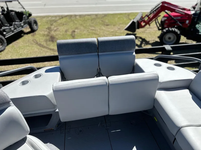 Slide: The Image of 2024 Sea-Doo SWITCH CRUISE 21FT 230HP boat interior seating area. - 13