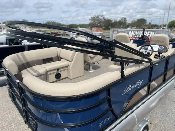 Slide: The Image of 2024 Bentley Pontoons Fish 203 Center Walk-Thru 3/4 Tube, luxury pontoon boat. - 5