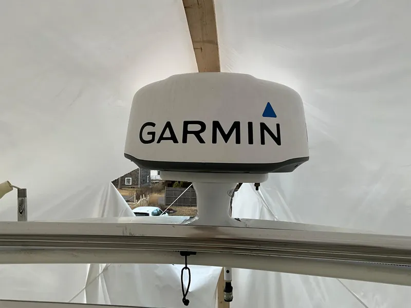 Slide: The Image of Garmin radar on a 2002 Cruisers Express boat. - 8