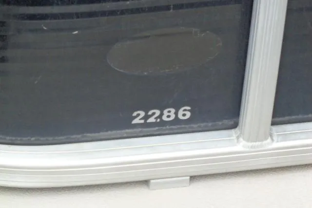 Slide: The Image of 2017 Godfrey Sweetwater boat with number 2286 on the side. - 30