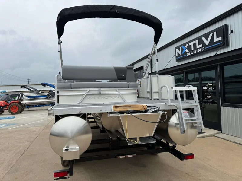 Slide: The Image of 2024 Bennington 22 S Swingback pontoon boat at NXT LVL Marine dealership. - 5