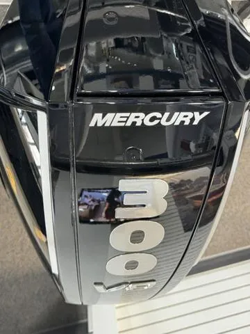 Slide: The Image of Mercury 300 V8 engine on 2024 Bennington 25 LTSB boat. - 35
