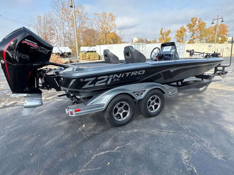 The Image of 2024 Nitro Z21 XL boat in front of Tracker Boat Center. - 0