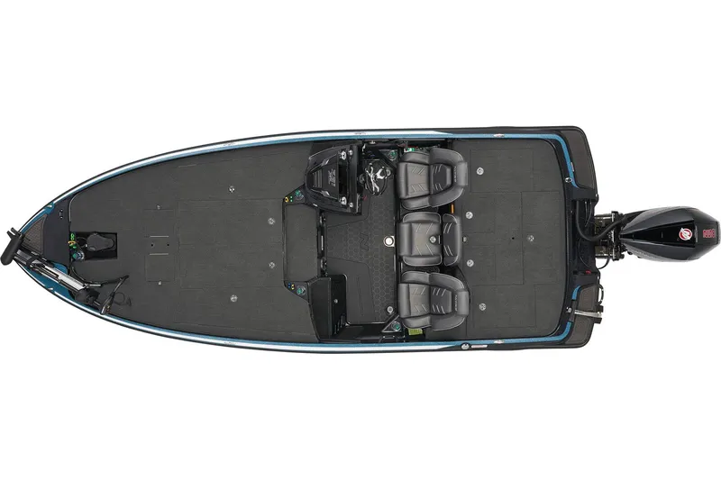 Slide: The Image of 2024 Nitro Z21 XL boat with dual axle trailer, parked outdoors. - 5