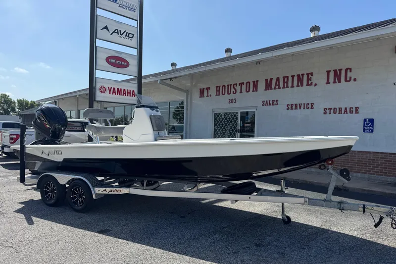 The Image of 2024 Avid 23 Mag boat on trailer at Mt. Houston Marine dealership. - 0