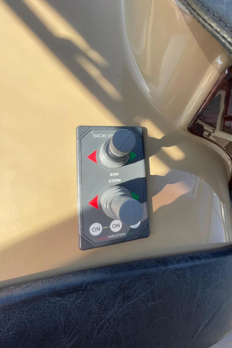 Slide: The Image of Control panel on a 2001 Carver 506 Motor Yacht. - 15