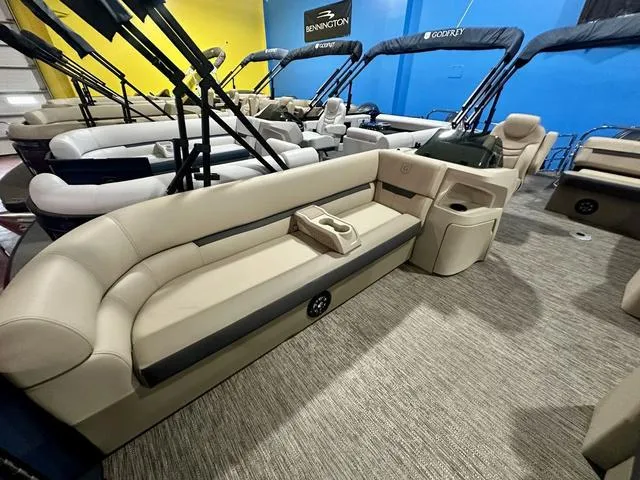 Slide: The Image of 2024 Godfrey Pontoons Sweetwater 2286 SFL GTP 27 In. Center Tube Package interior. - 3