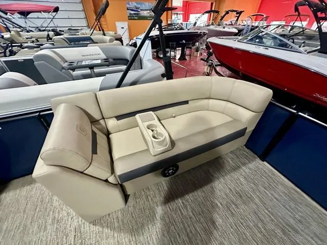 Slide: The Image of 2024 Godfrey Pontoons Sweetwater 2286 SFL GTP 27 In. Center Tube Package interior seating. - 4