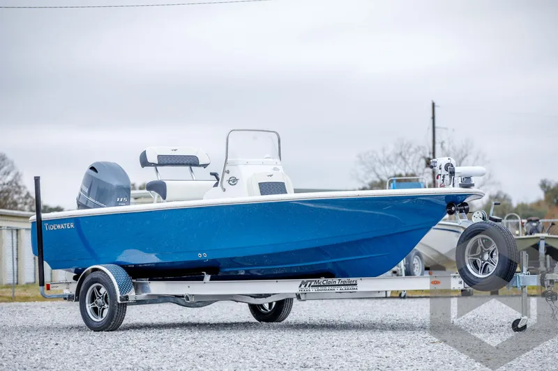 Slide: The Image of 2024 Tidewater 1910 Bay Max boat on a trailer. - 3