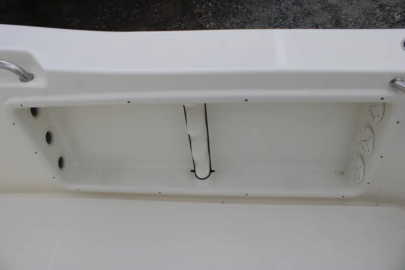 Slide: The Image of 2024 Bulls Bay 200 Center Console boat storage compartment. - 8
