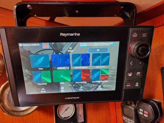 Slide: The Image of Raymarine HybridTouch display on 1984 Nautor Swan 391 sailboat. - 14