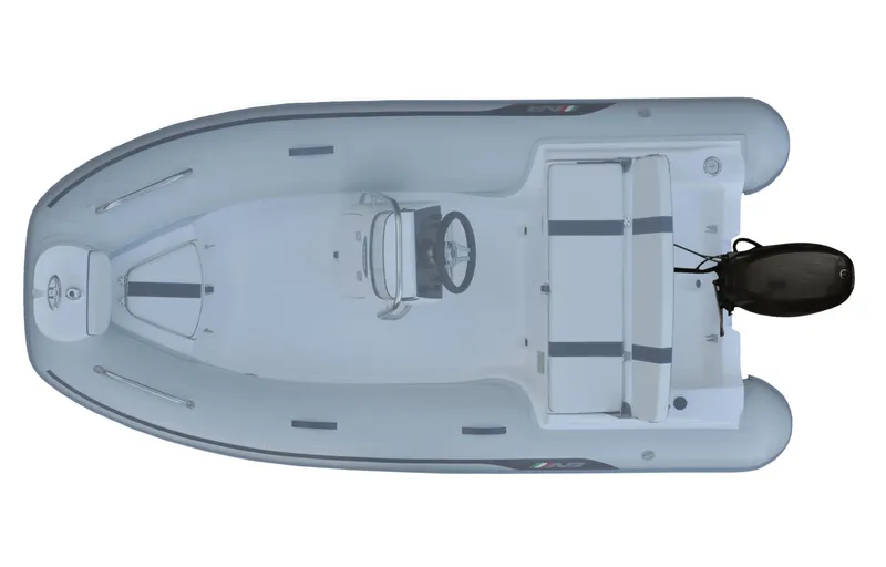 Slide: The Image of 2023 AB Inflatables 12 VST inflatable boat, top view. - 5