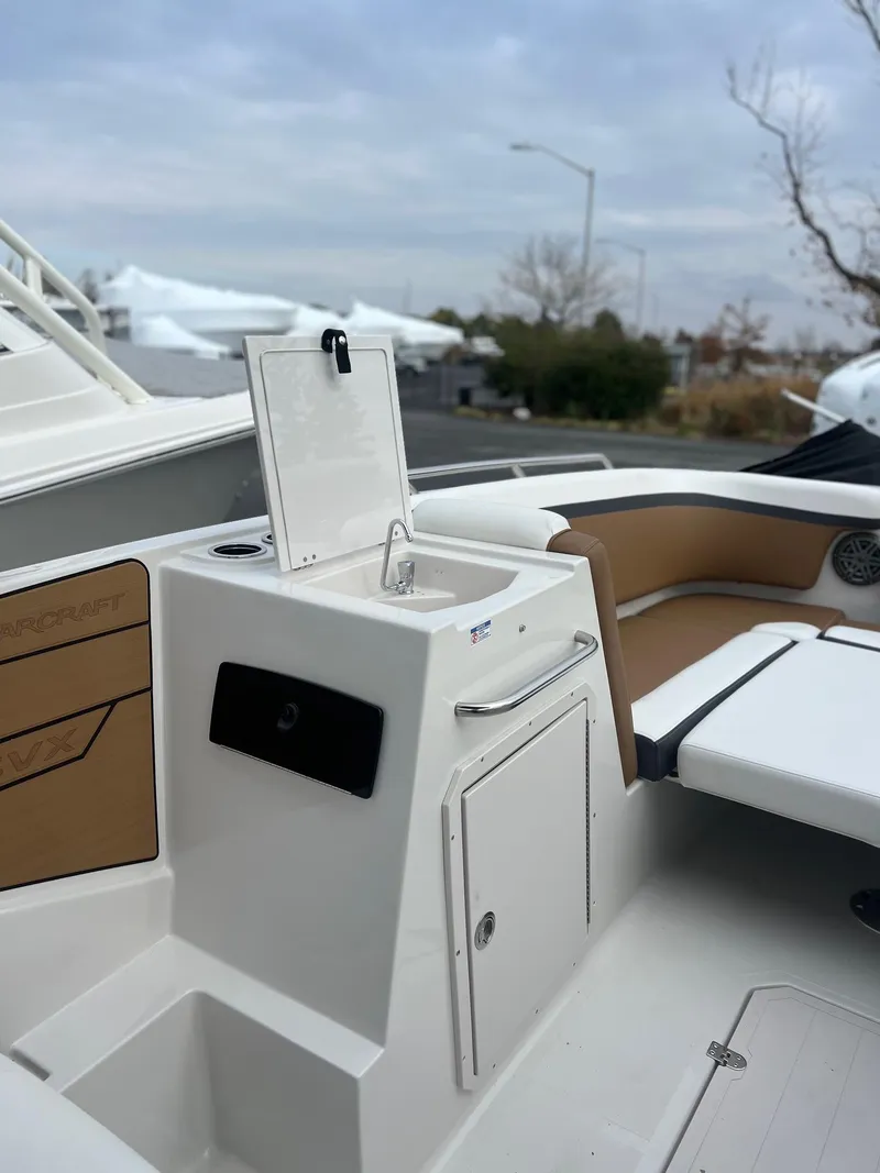 Slide: The Image of Interior of 2024 Starcraft SVX 231 OB DH boat. - 12