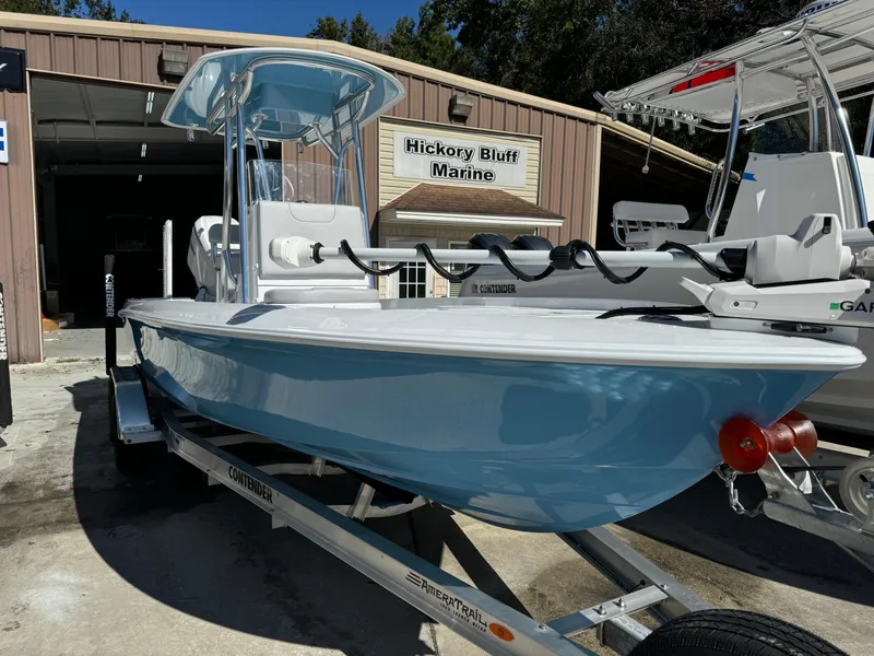 Slide: The Image of 2024 Contender 23 Bay boat at Hickory Bluff Marine dealership. - 17