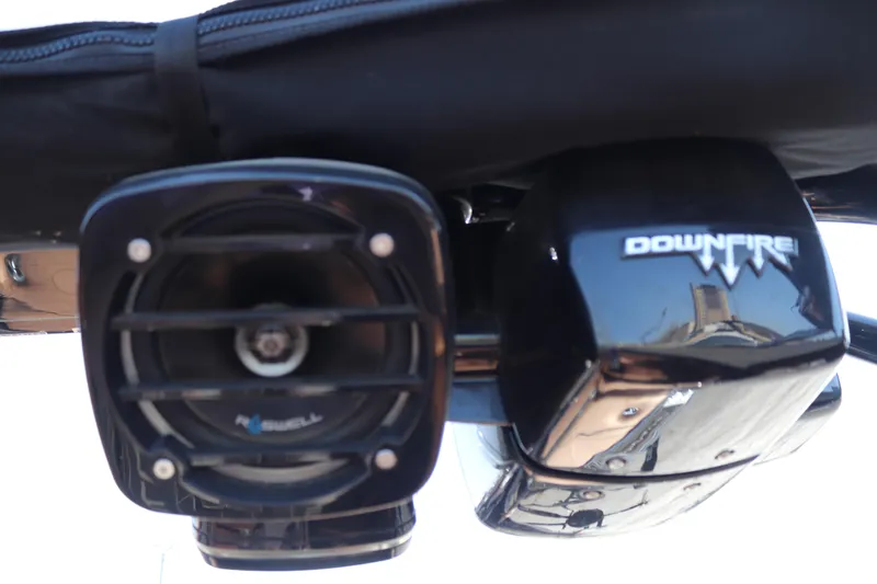 Slide: The Image of 2020 Centurion Fi23 boat speakers and Downfire audio system. - 11