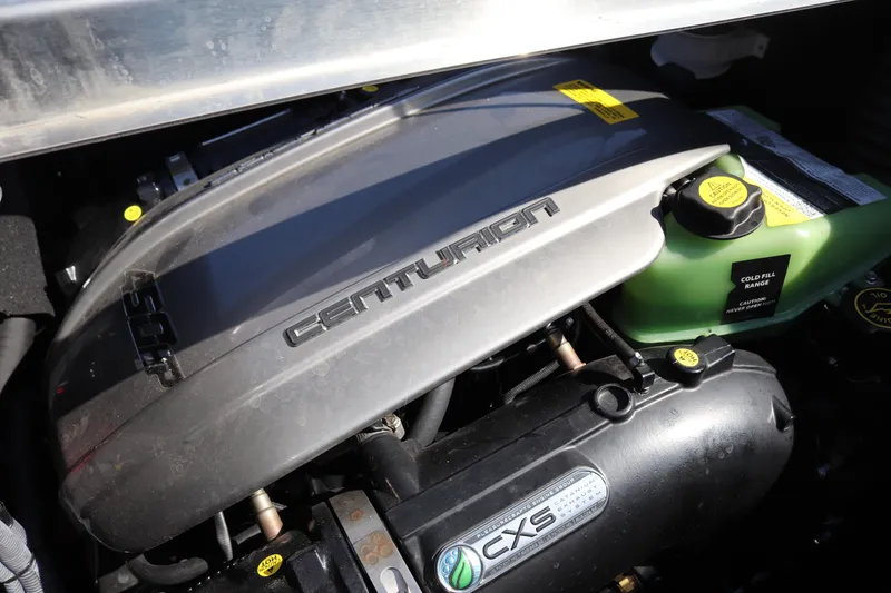 Slide: The Image of 2020 Centurion Fi23 engine close-up with CXS components. - 14