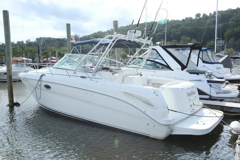 The Image of 2004 Sea Ray 290 Amberjack docked at a marina. - 0