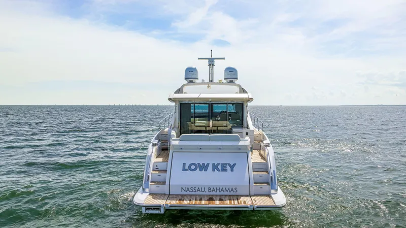 Slide: The Image of 2016 Azimut 55S yacht Low Key on open water, Nassau, Bahamas. - 6