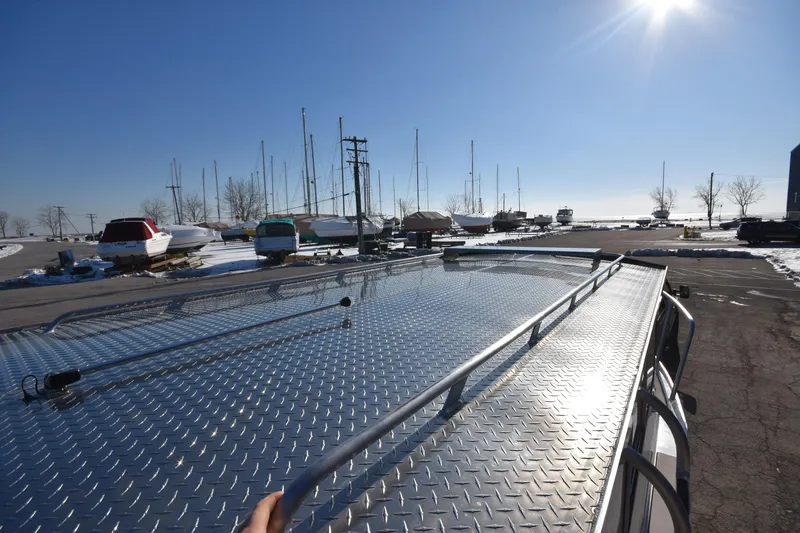 Slide: The Image of Weldcraft 280 Cuddy King T250XCB 2025 boat on a sunny day at a marina. - 13