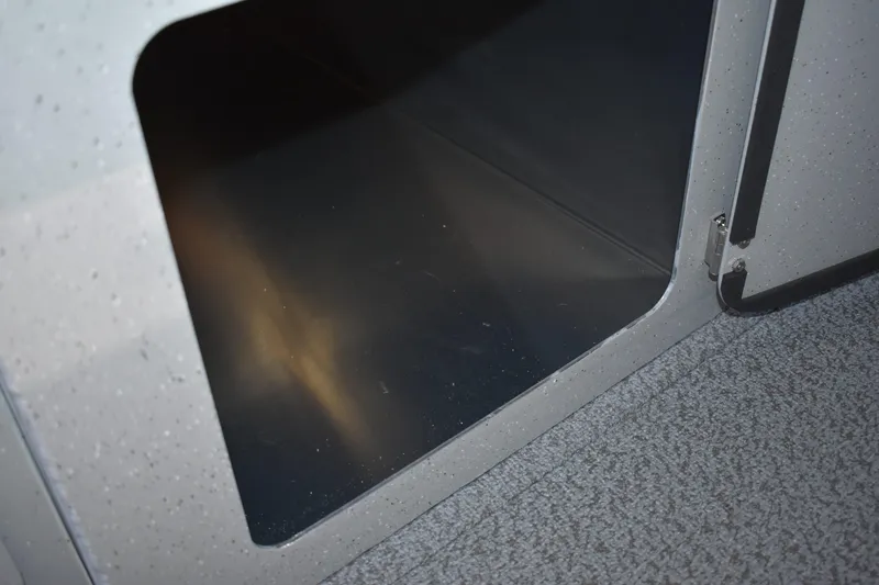 Slide: The Image of 2025 Weldcraft 280 Cuddy King T250XCB storage compartment interior. - 49