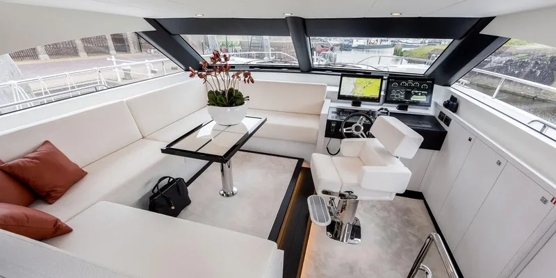 Slide: The Image of Luxurious interior of the 2025 Van der Valk BeachClub 600 yacht. - 6