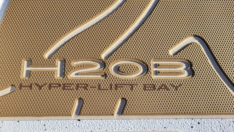 Slide: The Image of Textured mat with "H20B Hyper Lift Bay" embossed design. - 5