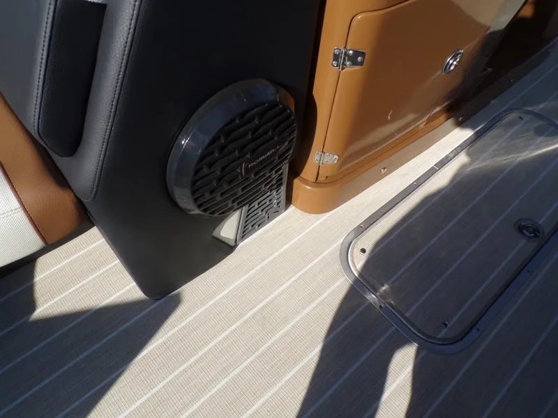 Slide: The Image of 2024 Trifecta 23 RF SS With Arch interior speaker and flooring detail. - 13