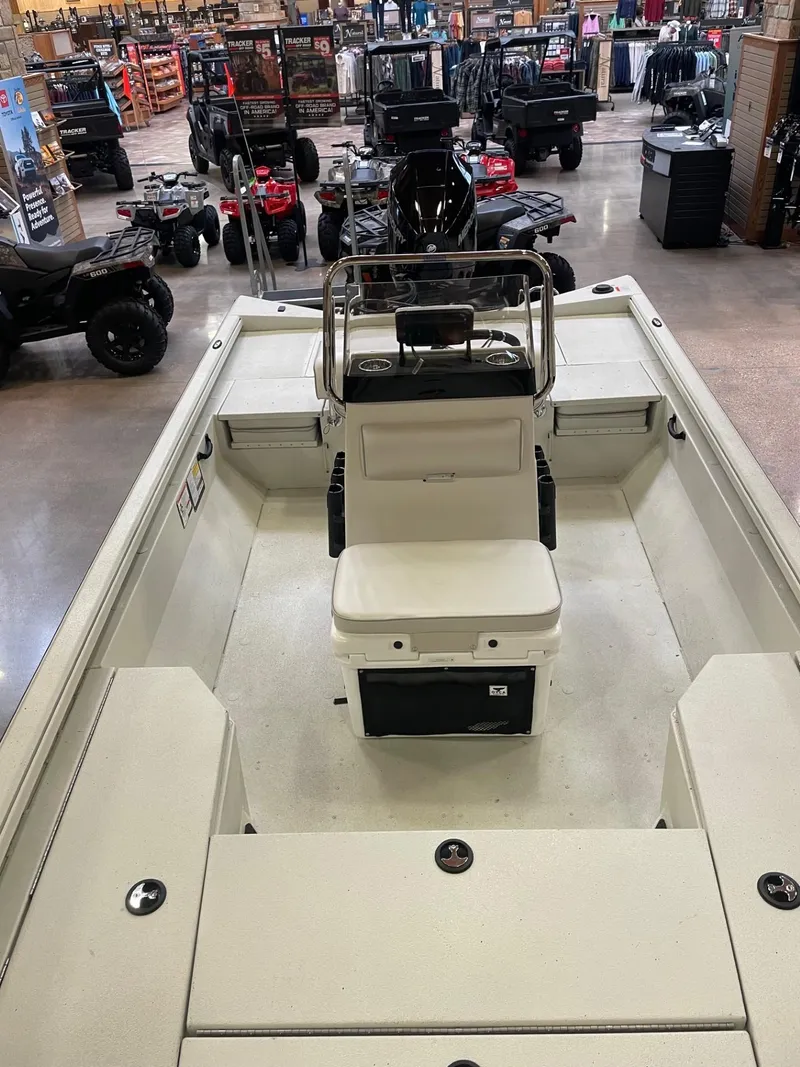 Slide: The Image of 2024 Ranger RB210 boat on trailer with sale sign. - 4