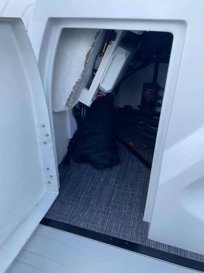 Slide: The Image of Storage compartment of a 2024 Viaggio Diamante 24U boat. - 35