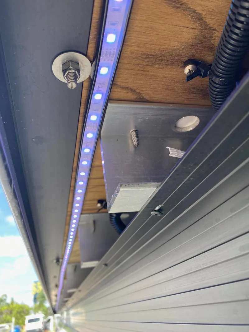 Slide: The Image of Close-up of 2024 Viaggio Diamante 24U undercarriage with LED lighting. - 49