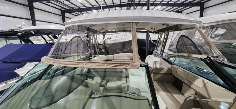 Slide: The Image of 2015 Formula 350 CBR boat in indoor storage facility. - 13