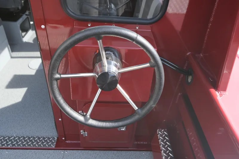 Slide: The Image of Steering wheel of 2024 Hewescraft 220 Ocean Pro ET HT boat. - 6