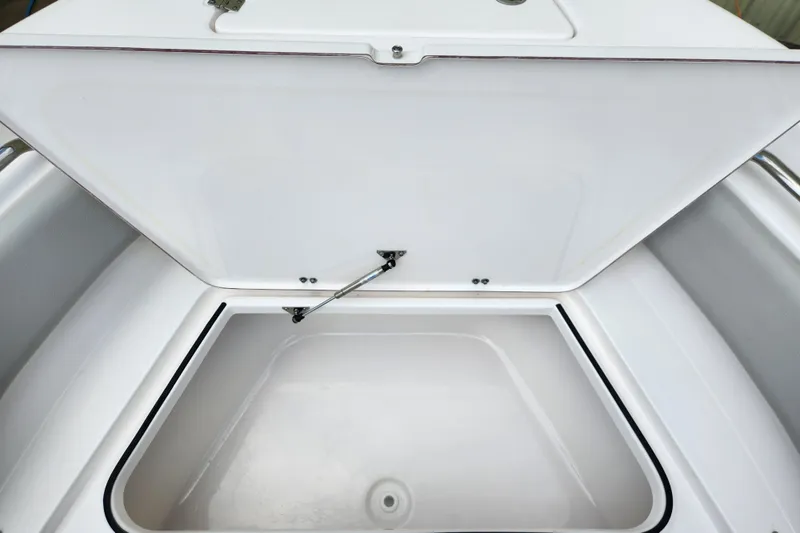 Slide: The Image of Open storage compartment on a 2022 Sea Fox 206 Commander boat. - 20