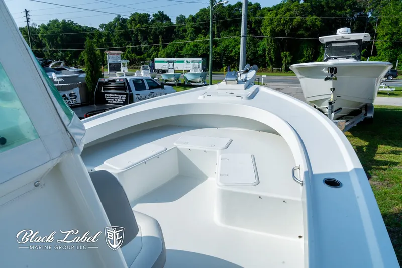 Slide: The Image of 2020 Parker 2801cc boat on display at Black Label Marine Group. - 5