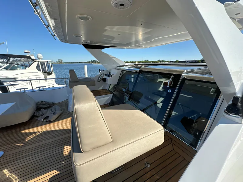Slide: The Image of Luxurious Van der Valk BeachClub 600 yacht deck with seating, 2019 model. - 32