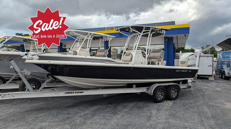 Slide: The Image of 2023 Key West 250 Bay Reef boat on sale at dealership. - 0
