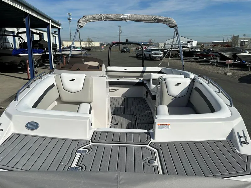 Slide: The Image of 2024 Starcraft SVX 191 OB boat with spacious seating and modern design. - 4