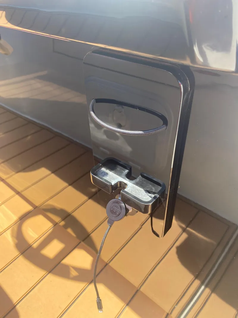 Slide: The Image of Close-up of 2020 De Antonio Yachts D 28 deck detail. - 48
