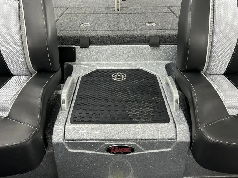 Slide: The Image of 2024 Ranger Z520R Ranger Cup Equipped boat interior seating and storage. - 13